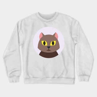 Cat Lover Pattern Crewneck Sweatshirt